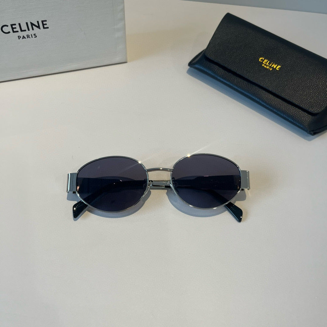Celine Cat-Eye Silver Lens Sunglasses for Men & Women - 382521 - detail image 4
