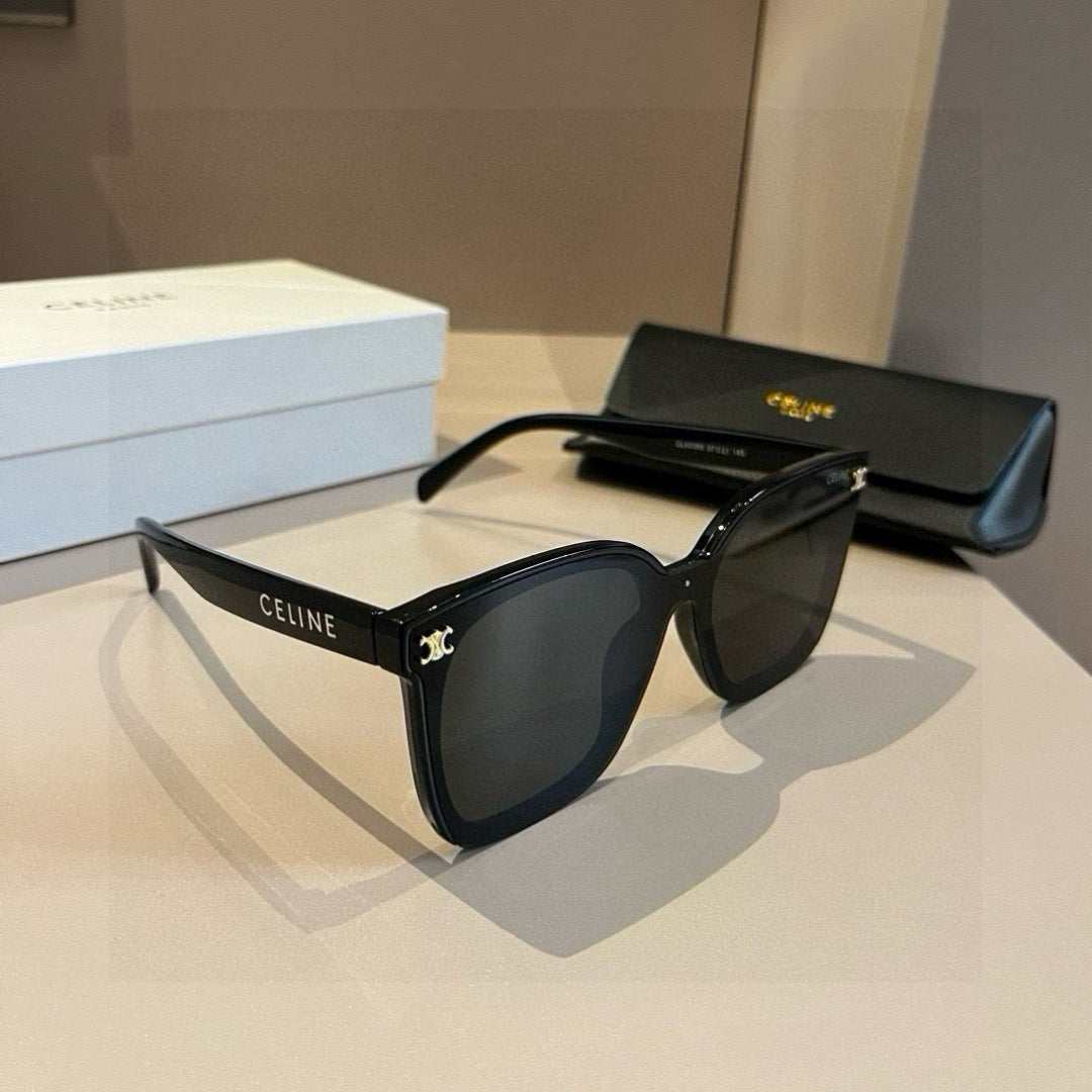 Celine Fashion Black Lens Sunglasses for Men & Women - 486989