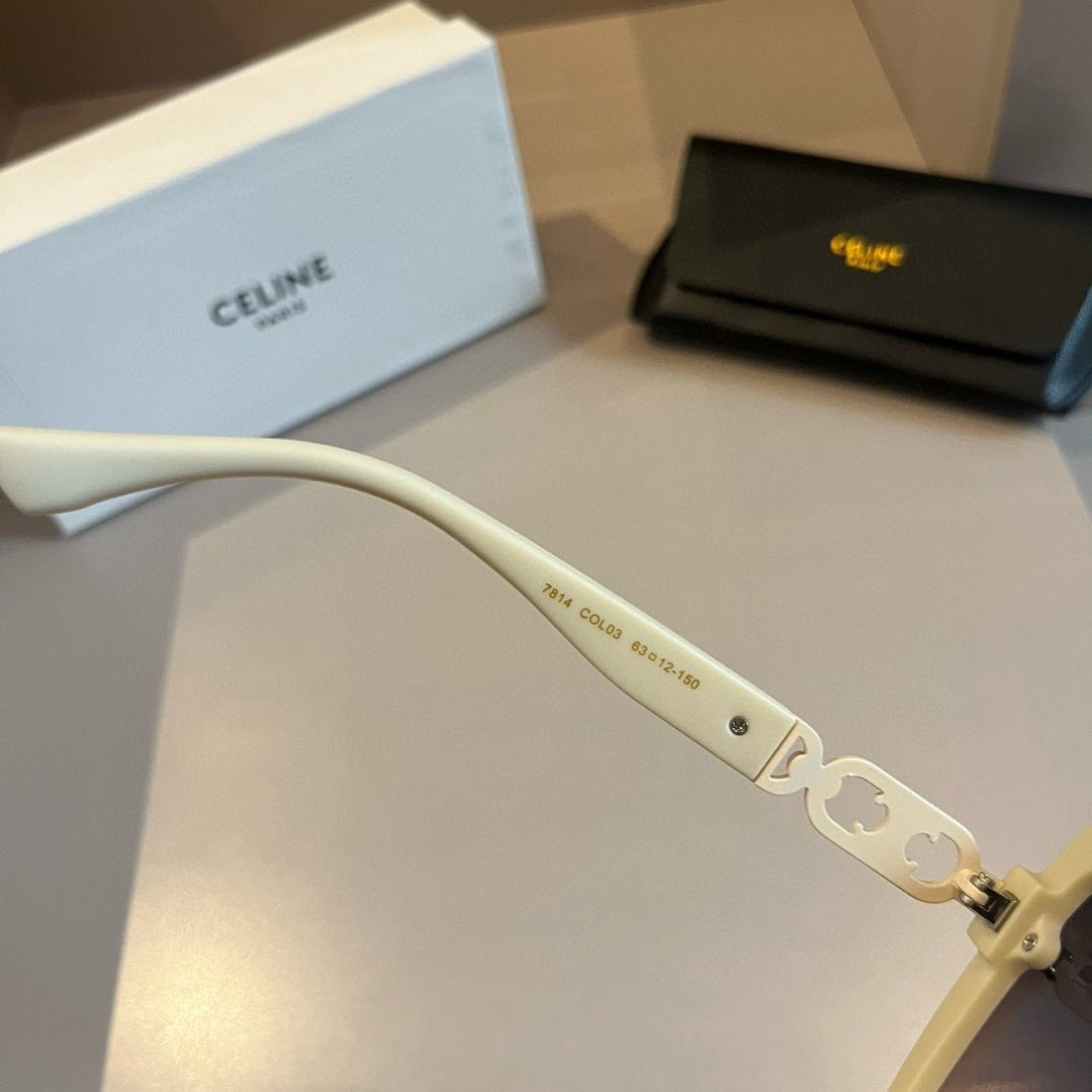 Celine Metal Fashion Gold Lens Sunglasses for Men & Women - detail image 6