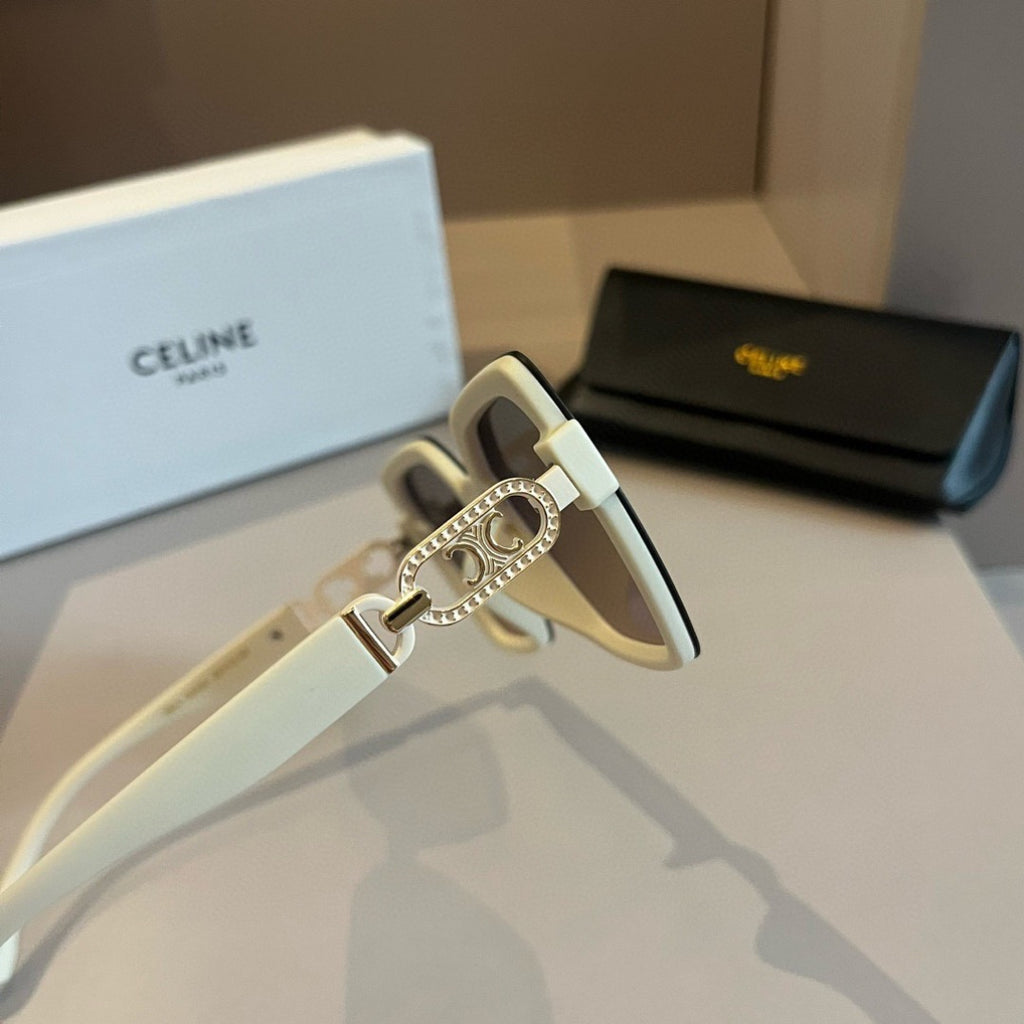 Celine Metal Fashion Gold Lens Sunglasses for Men & Women - detail image 4