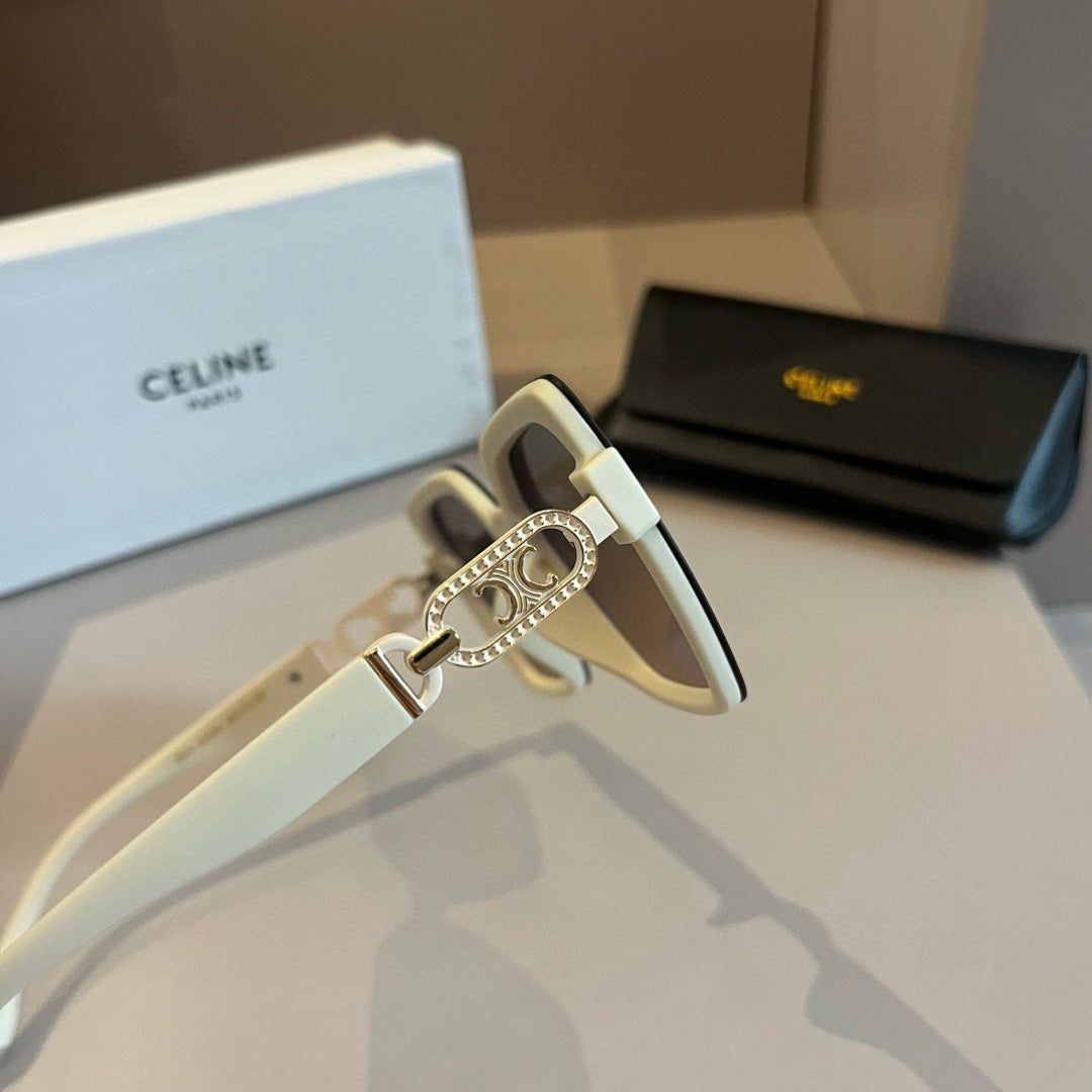 Celine Metal Fashion Gold Lens Sunglasses for Men & Women - detail image 4