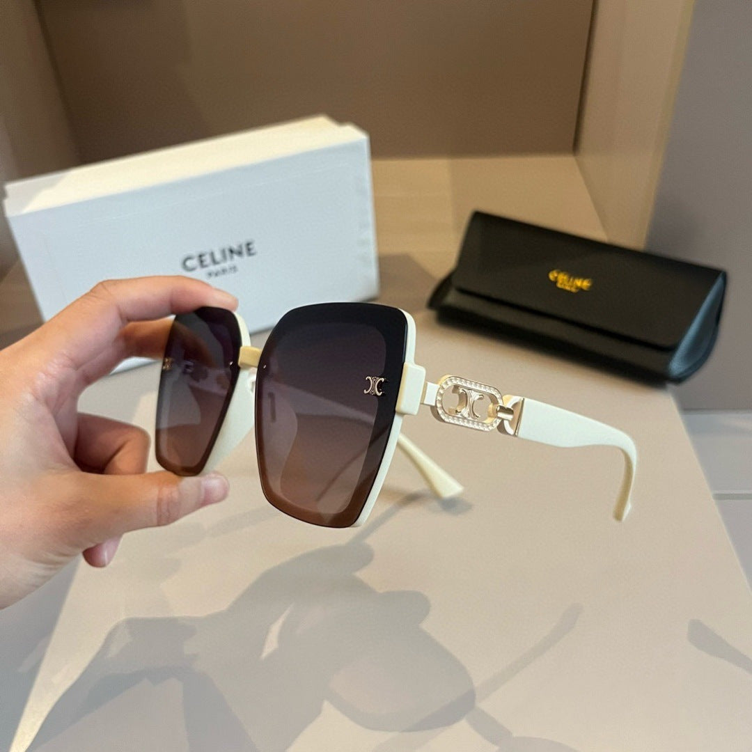 Celine Metal Fashion Gold Lens Sunglasses for Men & Women - detail image 5