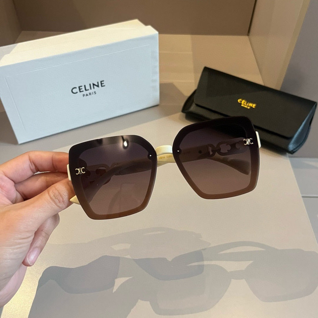 Celine Metal Fashion Gold Lens Sunglasses for Men & Women - detail image 8
