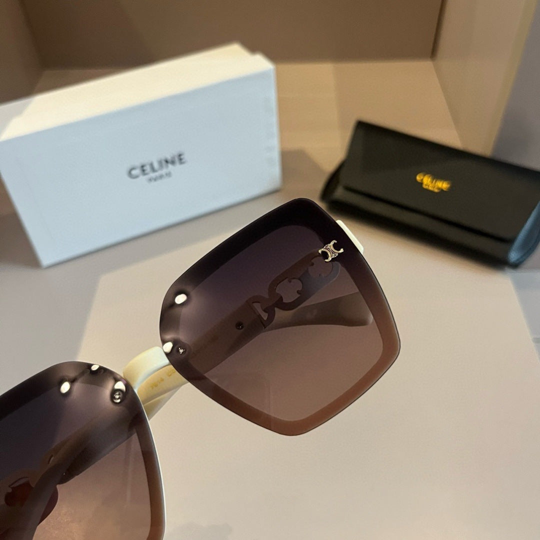 Celine Metal Fashion Gold Lens Sunglasses for Men & Women - detail image 9