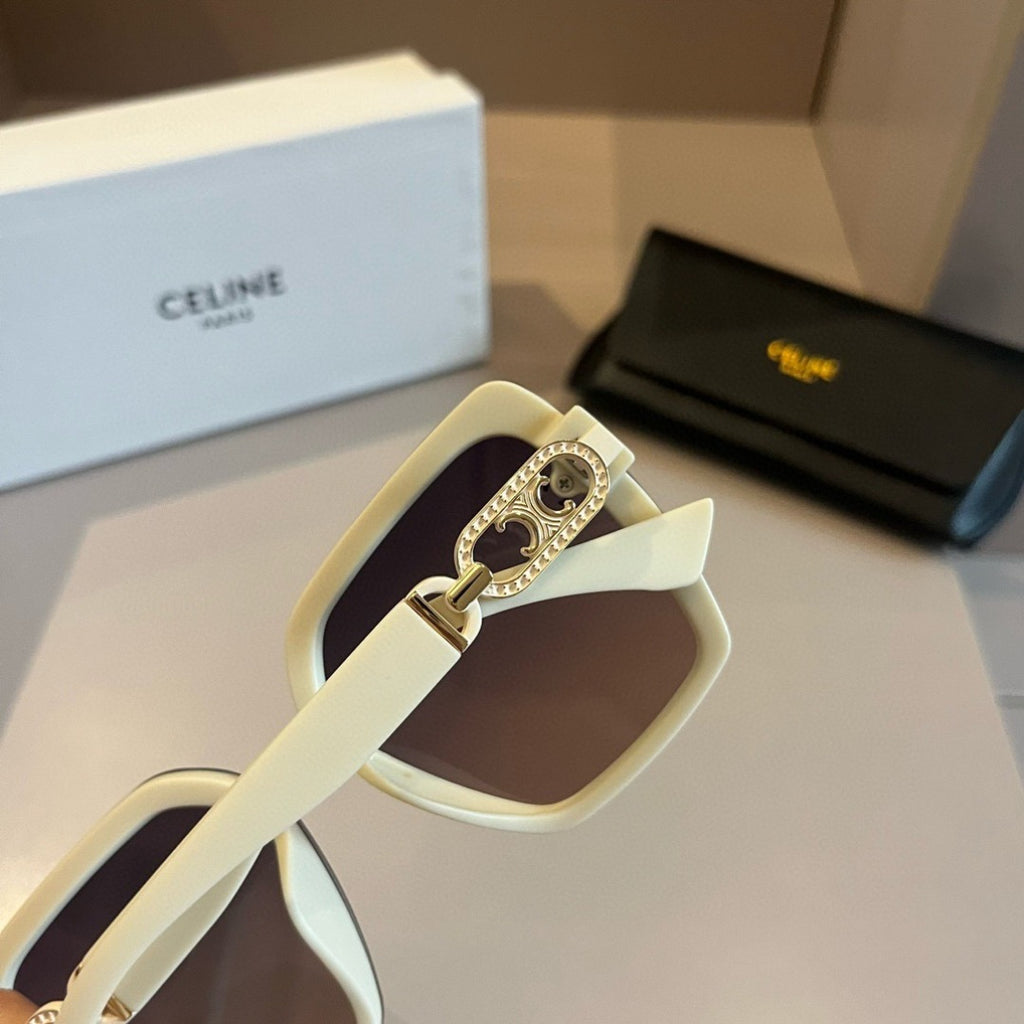 Celine Metal Fashion Gold Lens Sunglasses for Men & Women - detail image 10