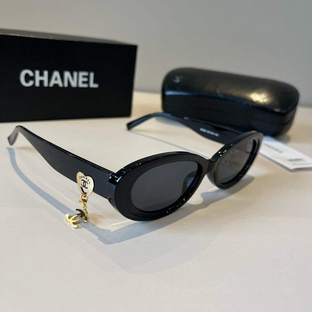 Chanel Oversized Black Lens Sunglasses for Men & Women - 449013