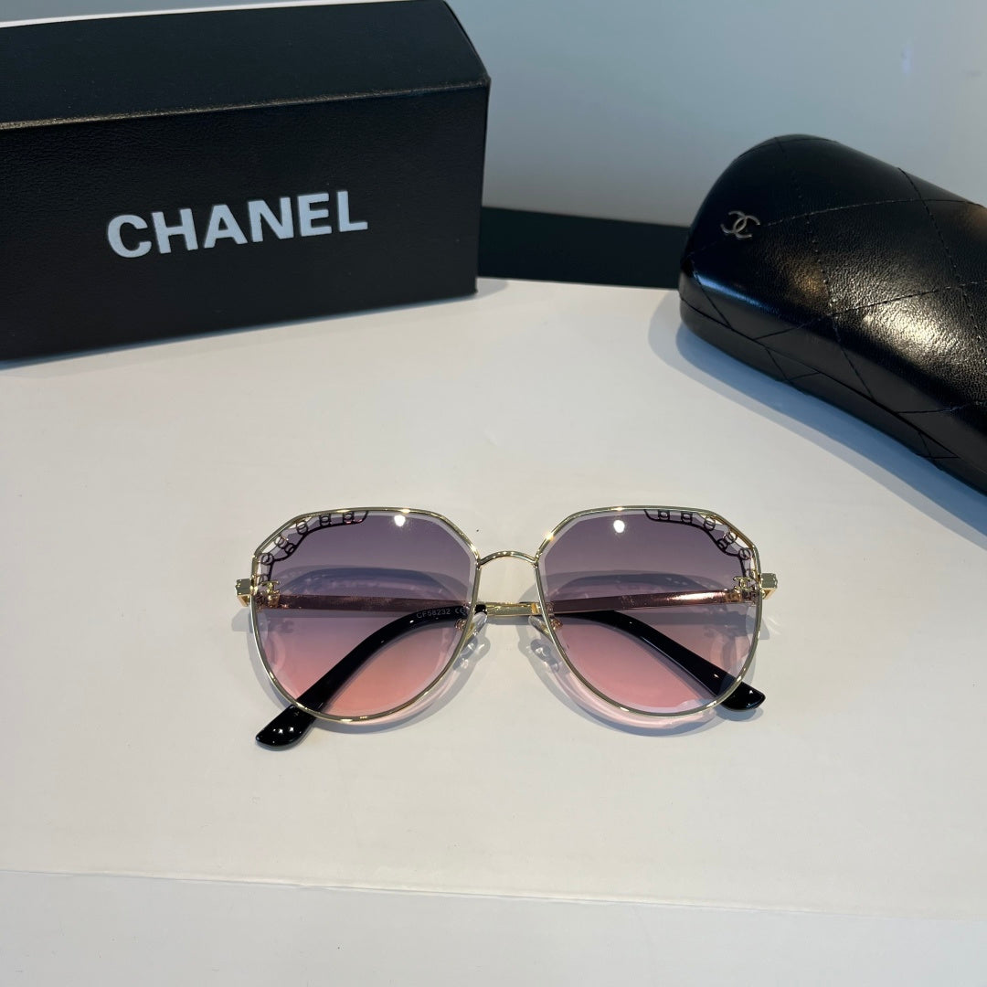 Chanel Oversized Silver Lens Sunglasses for Men & Women - 449021 - detail image 8
