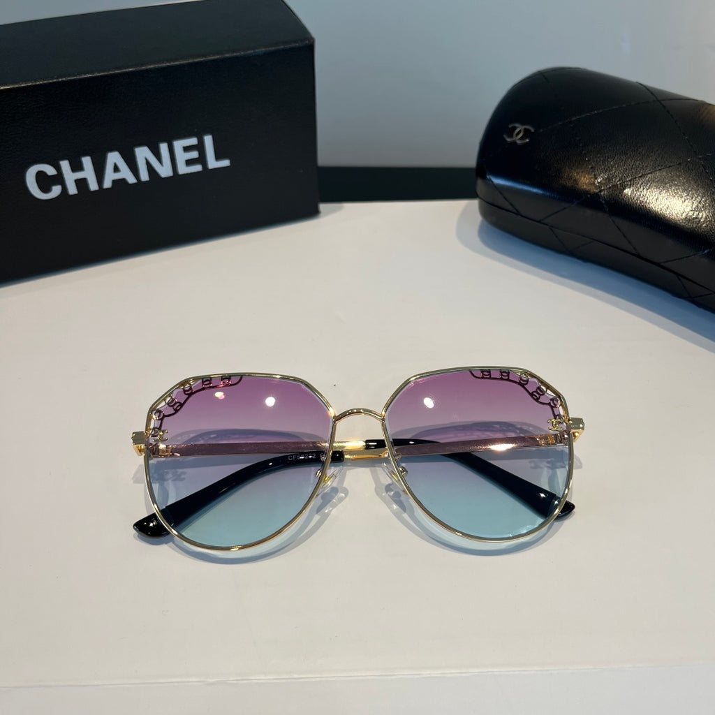 Chanel Oversized Silver Lens Sunglasses for Men & Women - 449022 - detail image 7
