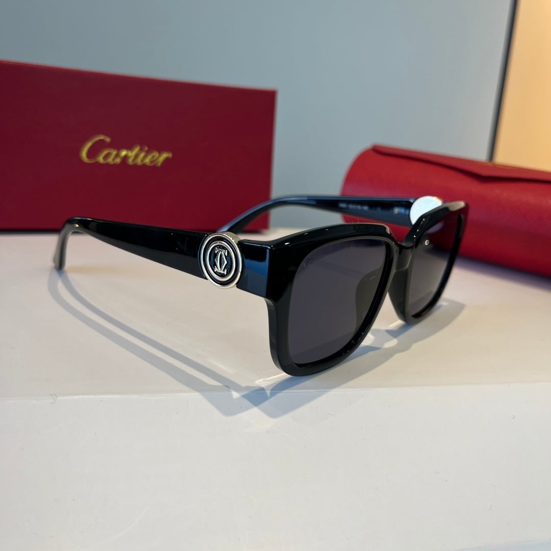 Cartier Lightweight Metal Rimless Silver Lens Sunglasses for Men & Wo - 465798