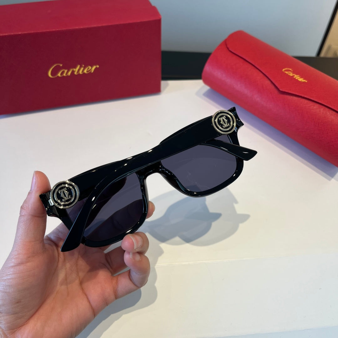 Cartier Lightweight Metal Rimless Silver Lens Sunglasses for Men & Wo - 465798 - detail image 6