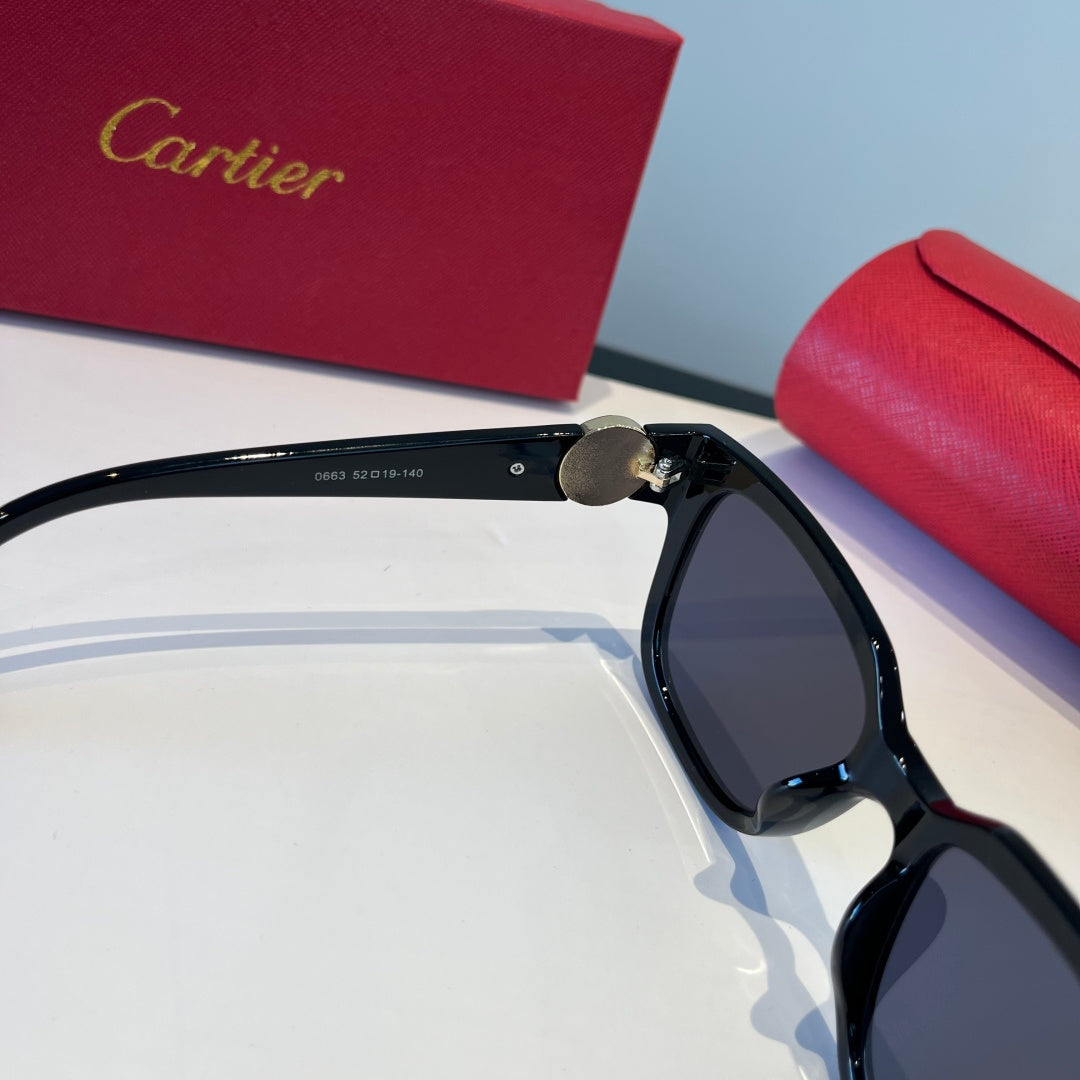 Cartier Lightweight Metal Rimless Silver Lens Sunglasses for Men & Wo - 432320 - detail image 5