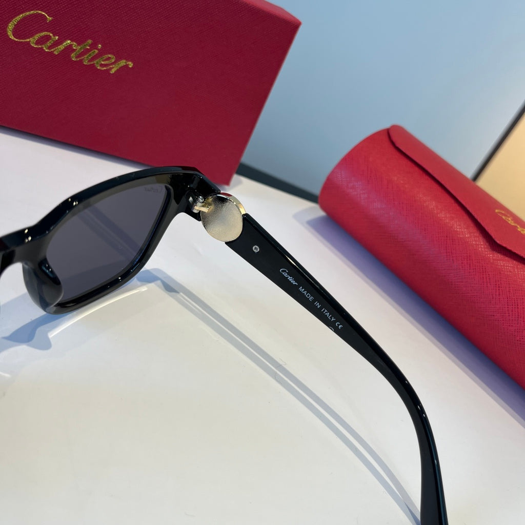 Cartier Lightweight Metal Rimless Silver Lens Sunglasses for Men & Wo - 432320 - detail image 4