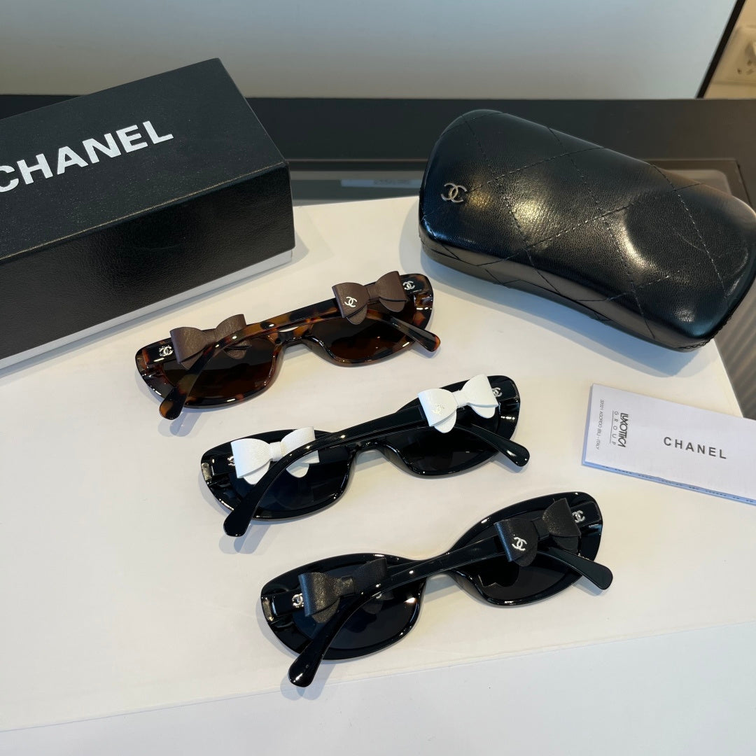 Chanel Cat-Eye Black Lens Sunglasses for Men & Women - 465081 - detail image 11
