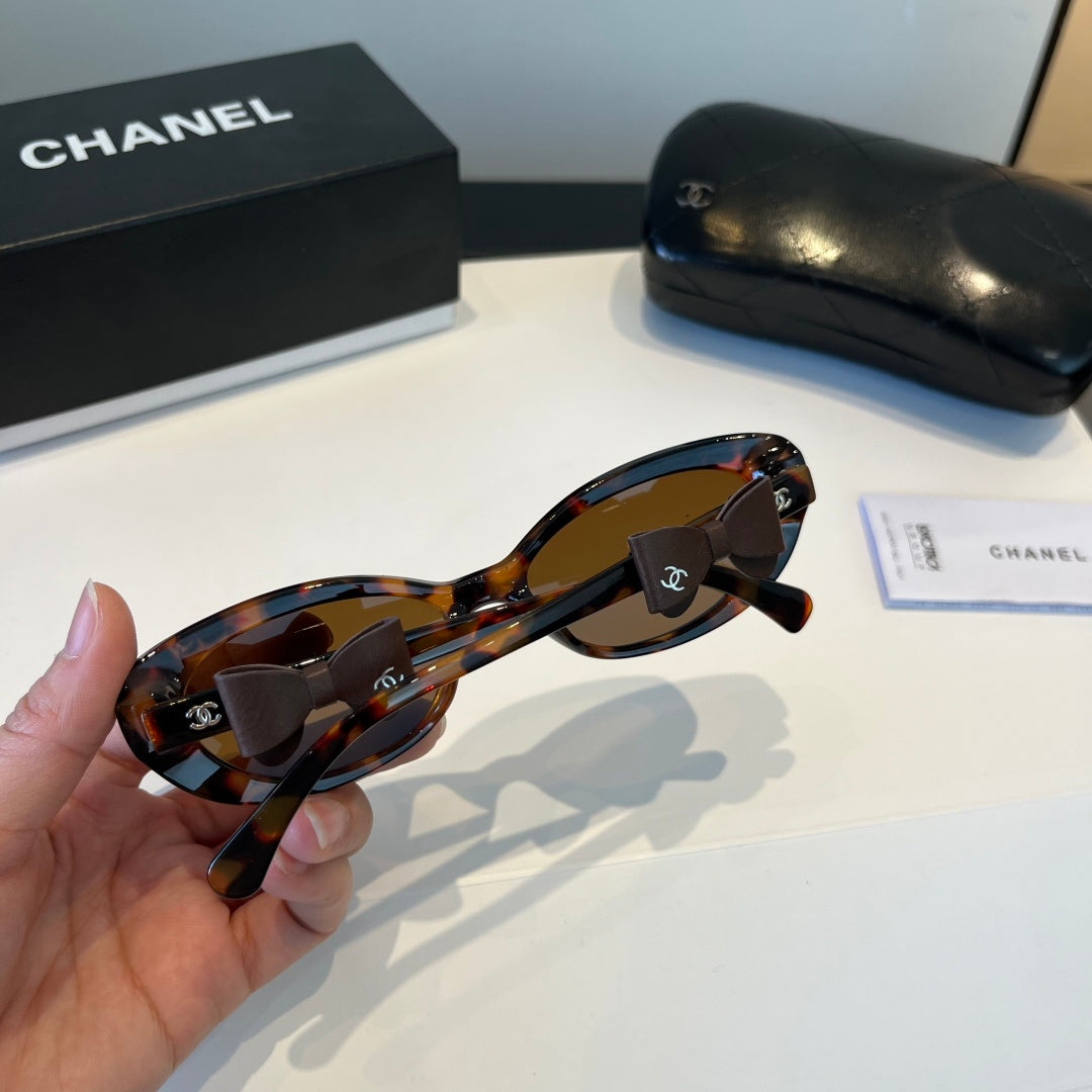 Chanel Cat-Eye Black Lens Sunglasses for Men & Women - 465081 - detail image 7