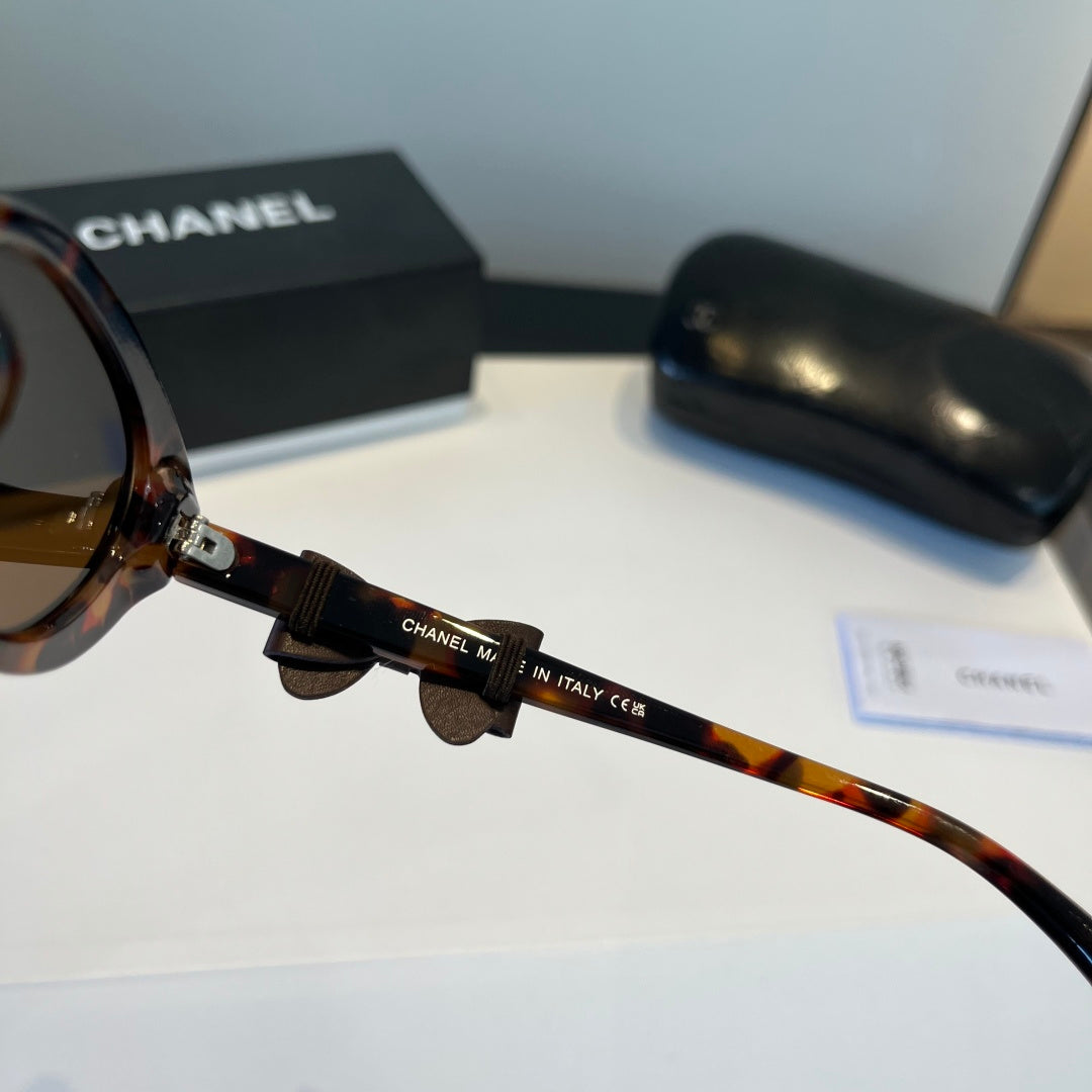 Chanel Cat-Eye Black Lens Sunglasses for Men & Women - 465081 - detail image 5