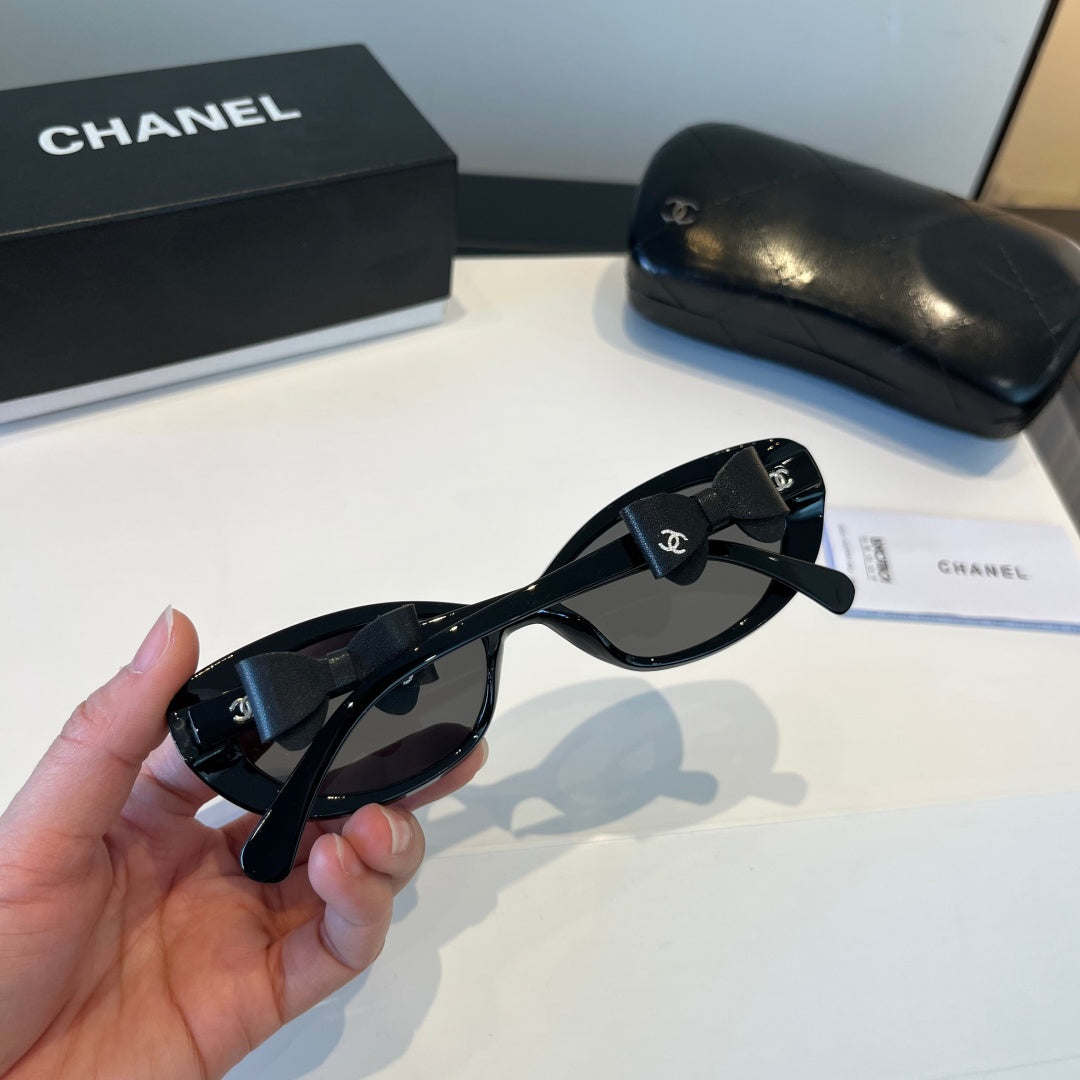 Chanel Cat-Eye Black Lens Sunglasses for Men & Women - 465083 - detail image 7
