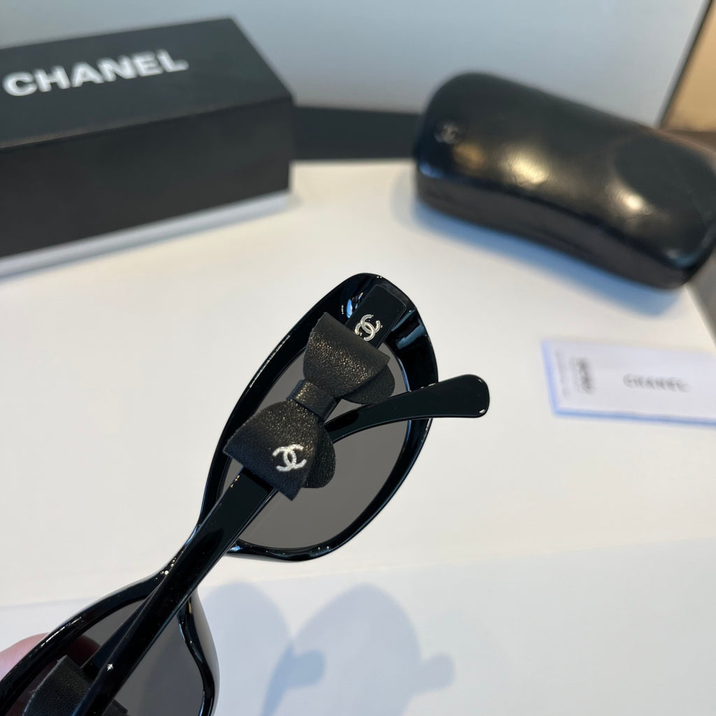 Chanel Cat-Eye Black Lens Sunglasses for Men & Women - 465083 - detail image 9