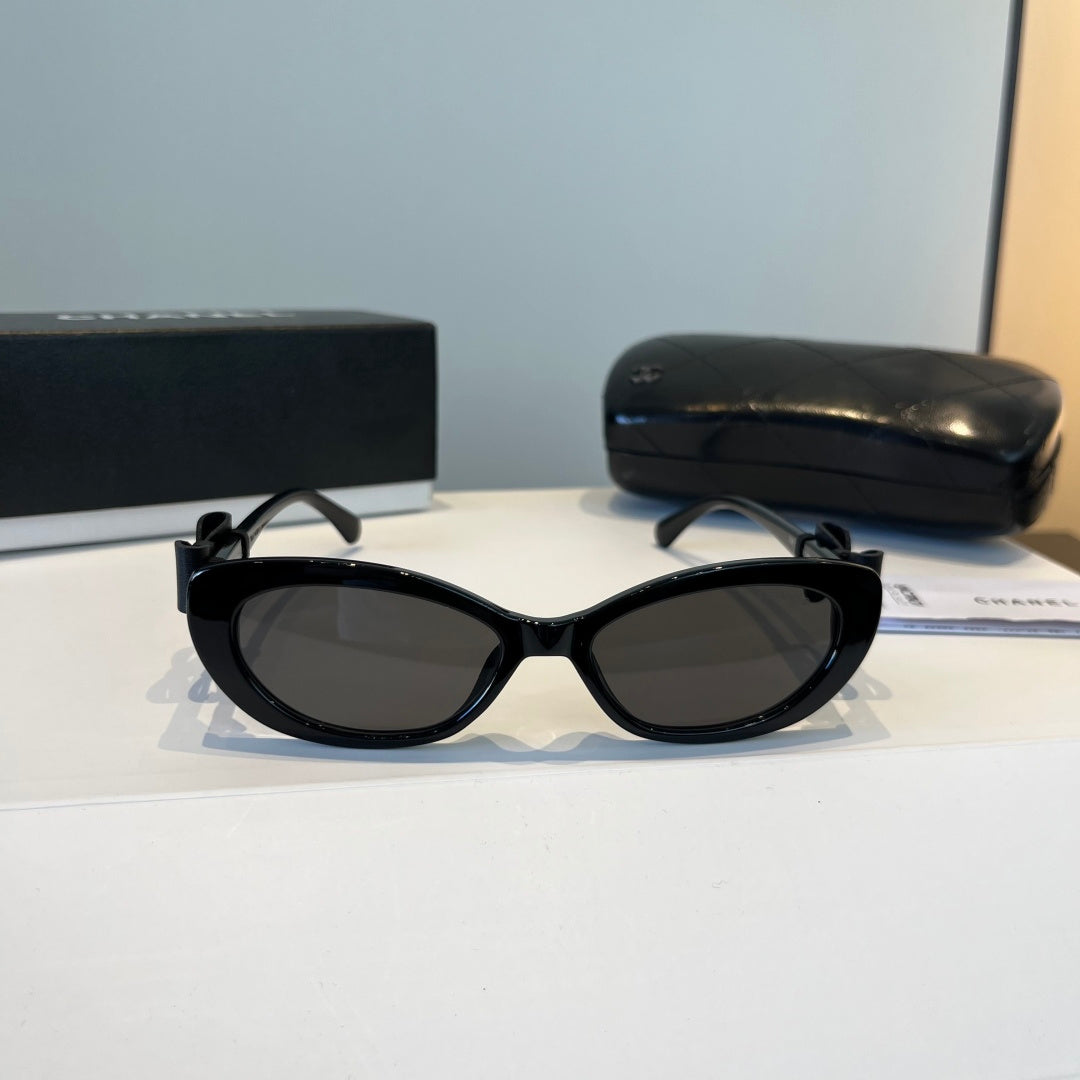 Chanel Cat-Eye Black Lens Sunglasses for Men & Women - 465083 - detail image 2