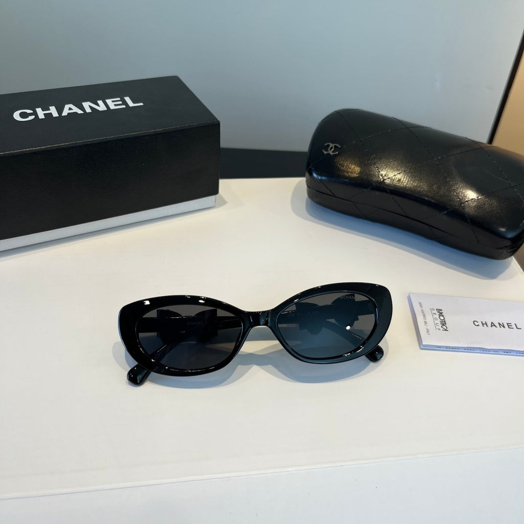 Chanel Cat-Eye Black Lens Sunglasses for Men & Women - 465083 - detail image 10