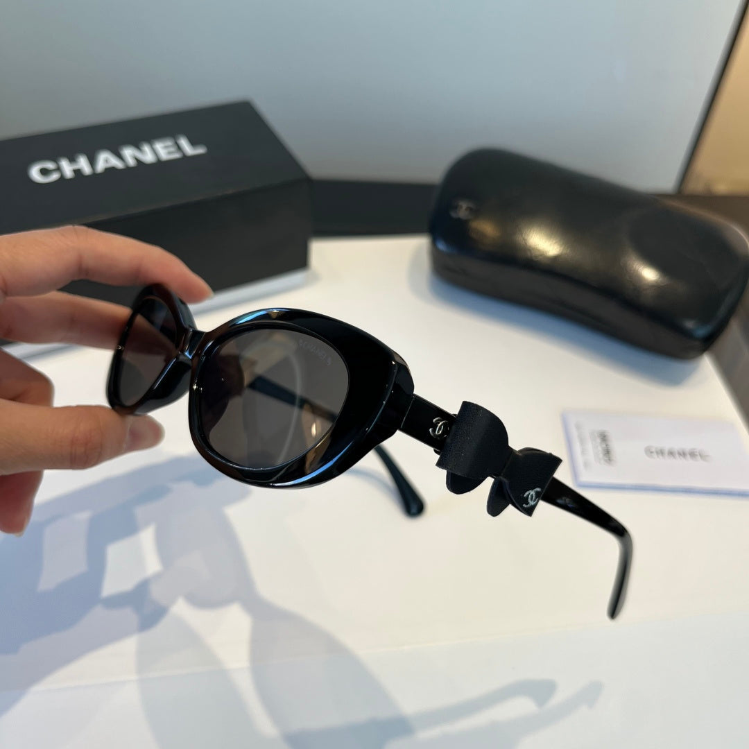 Chanel Cat-Eye Black Lens Sunglasses for Men & Women - 465083 - detail image 4