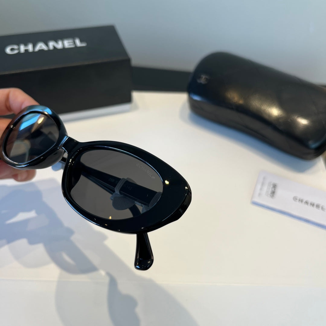 Chanel Cat-Eye Silver Lens Sunglasses for Men & Women - 465082 - detail image 9