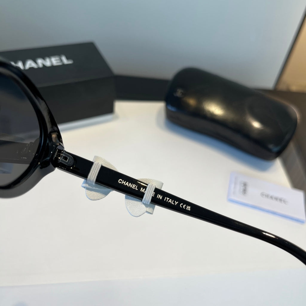 Chanel Cat-Eye Silver Lens Sunglasses for Men & Women - 465082 - detail image 5