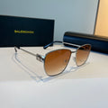 Balenciaga Rectangular Brown Lens Sunglasses for Men & Women - 935207
