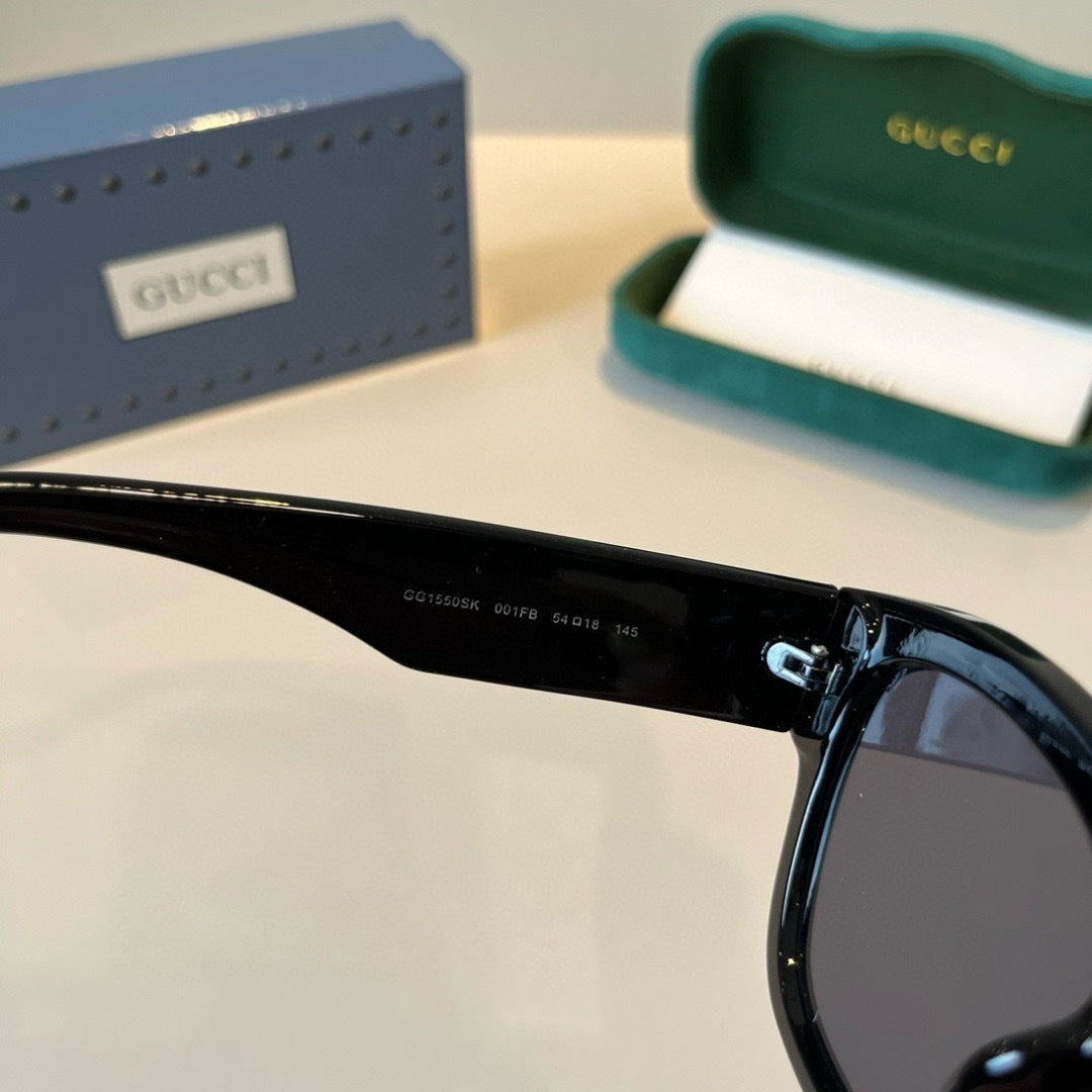 Gucci Oversized Black Lens Sunglasses for Men & Women - 464977 - detail image 9