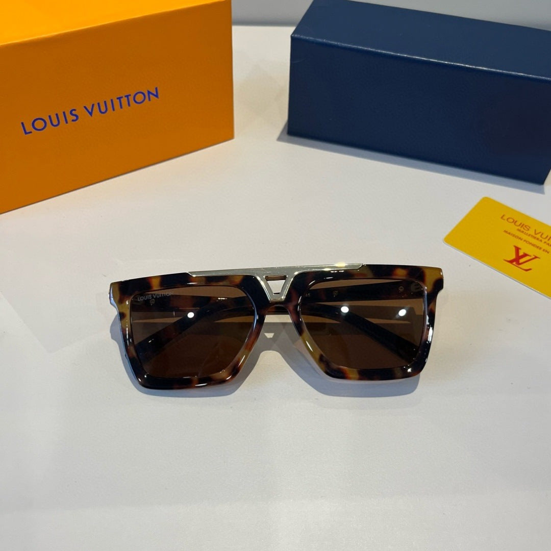 Louis Vuitton Fashion Black Lens Sunglasses for Men - detail image 5