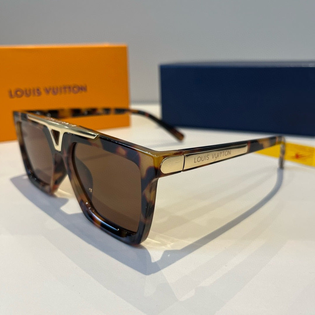 Louis Vuitton Fashion Black Lens Sunglasses for Men - detail image 7