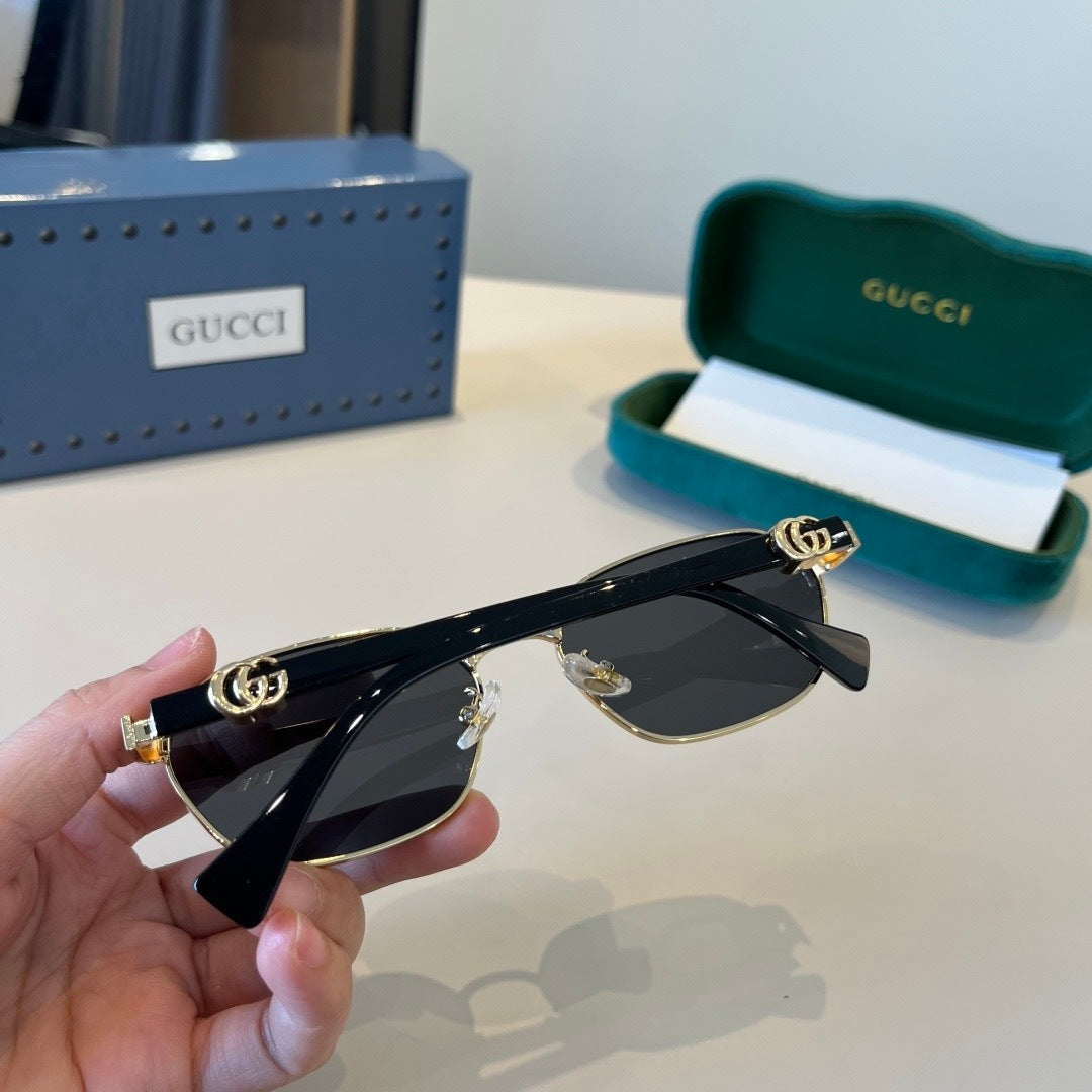Gucci Polarized Fashion Silver Lens Sunglasses for Men - detail image 7