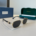 Gucci Polarized Fashion Silver Lens Sunglasses for Men