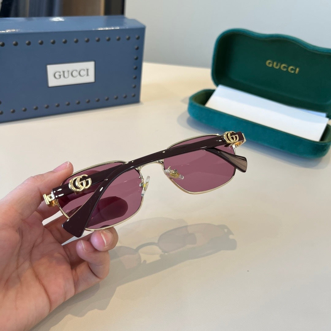 Gucci Polarized Fashion Blue Lens Sunglasses for Men - detail image 7
