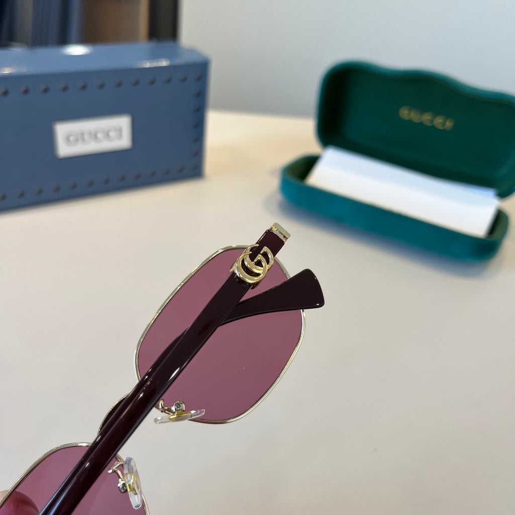 Gucci Polarized Fashion Blue Lens Sunglasses for Men - detail image 8