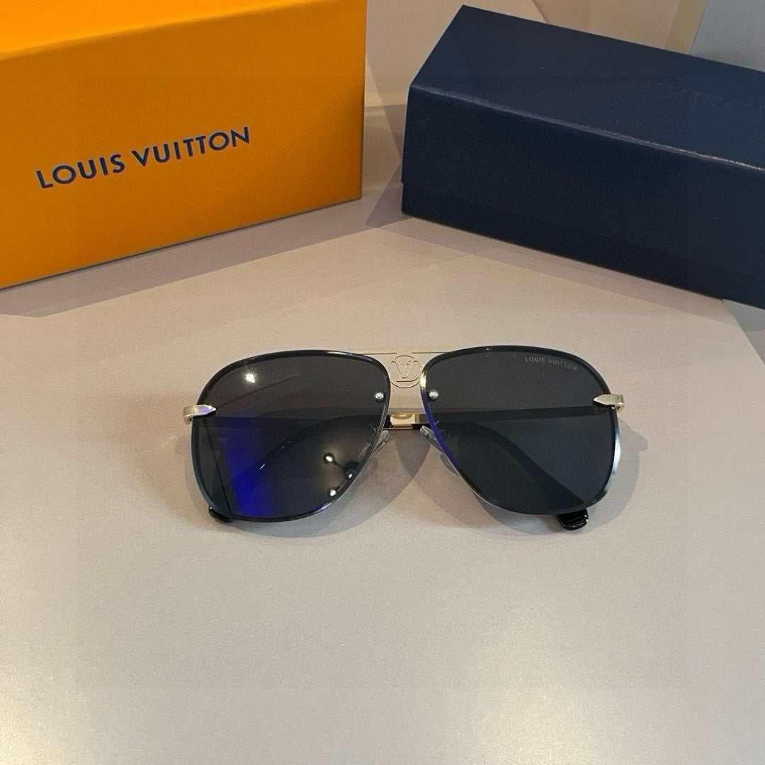 Louis Vuitton Metal Aviator Gold Lens Sunglasses for Men & Women - 464723 - detail image 9