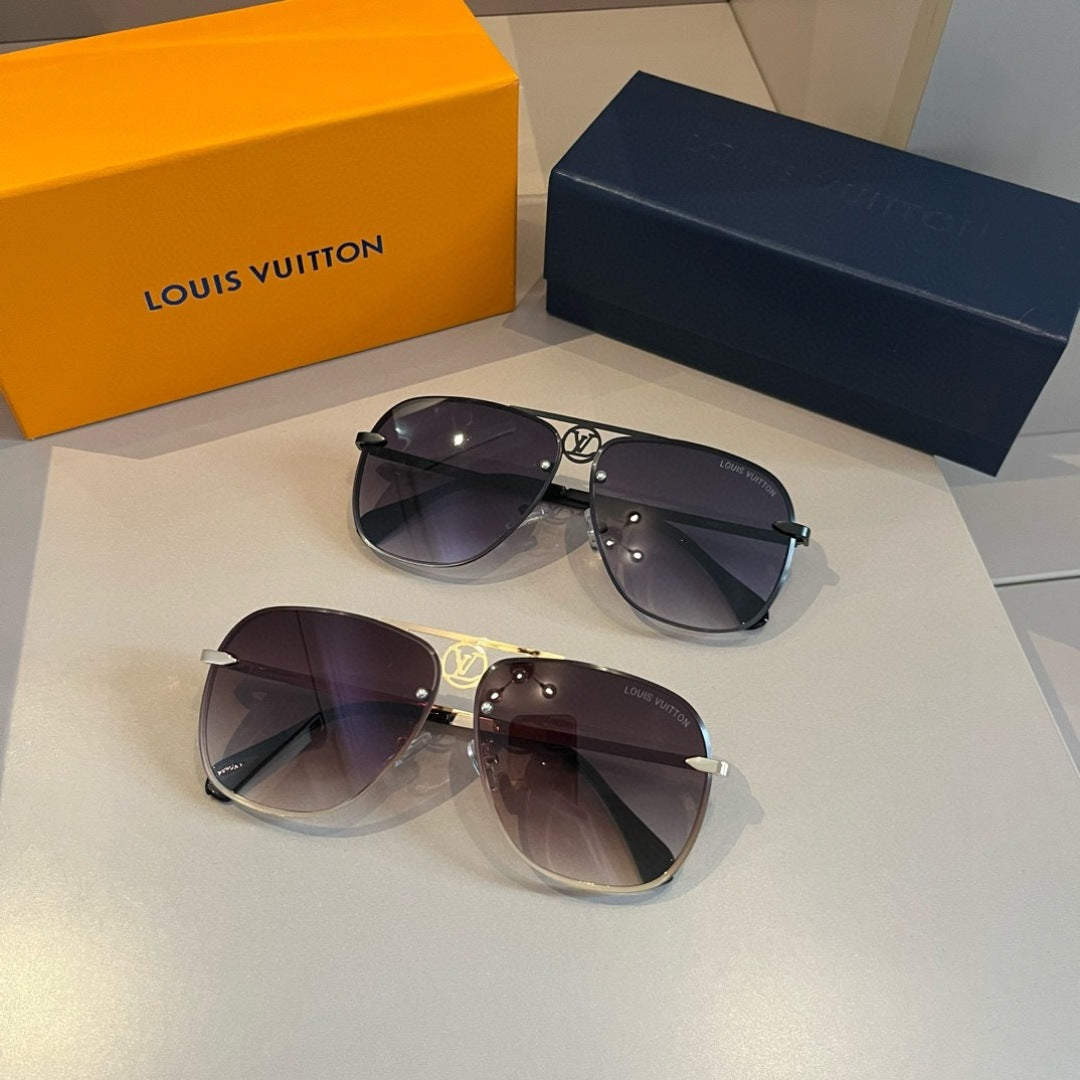 Louis Vuitton Metal Aviator Gold Lens Sunglasses for Men & Women - 464725 - detail image 8