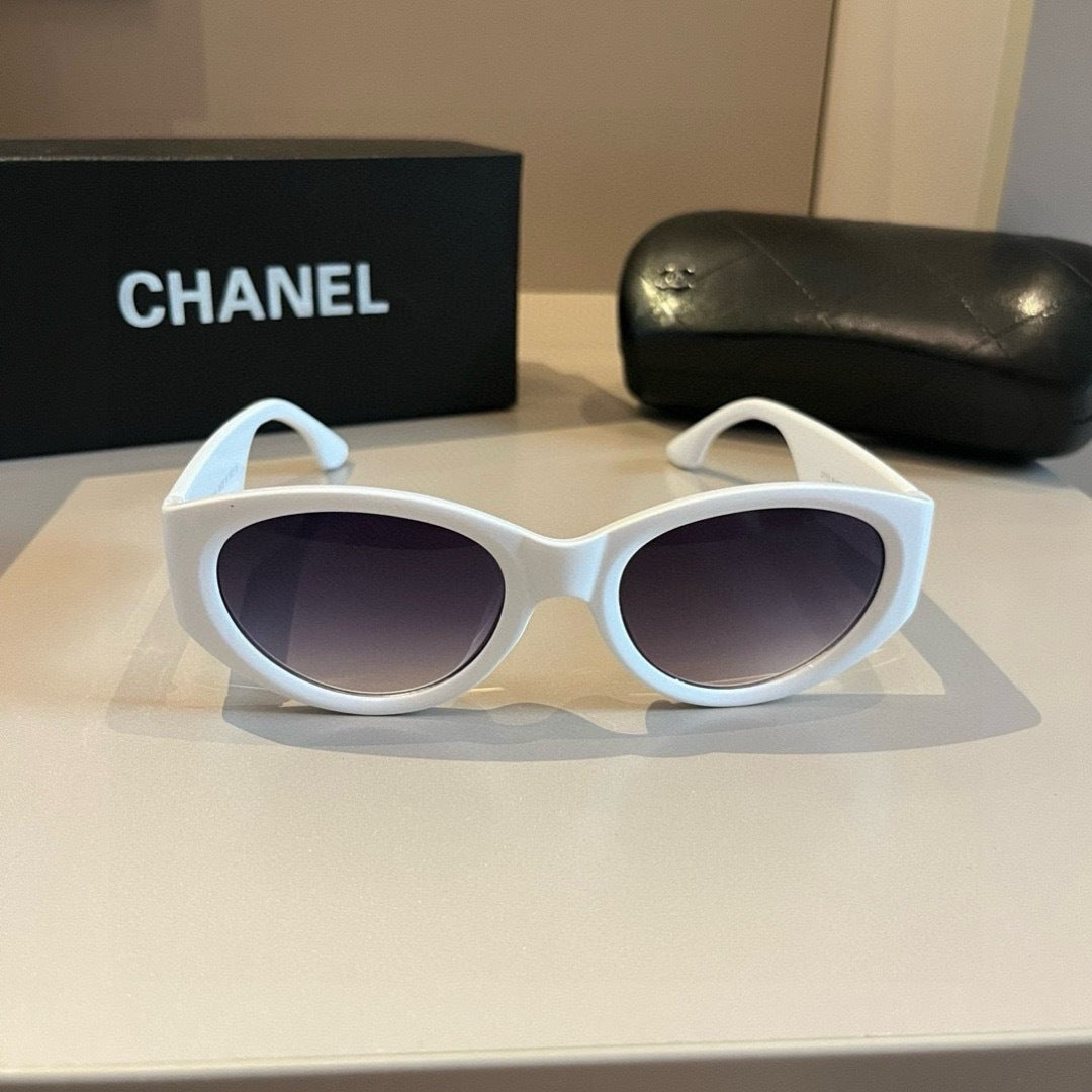 Chanel Cat-Eye Gold Lens Sunglasses for Men & Women - detail image 2