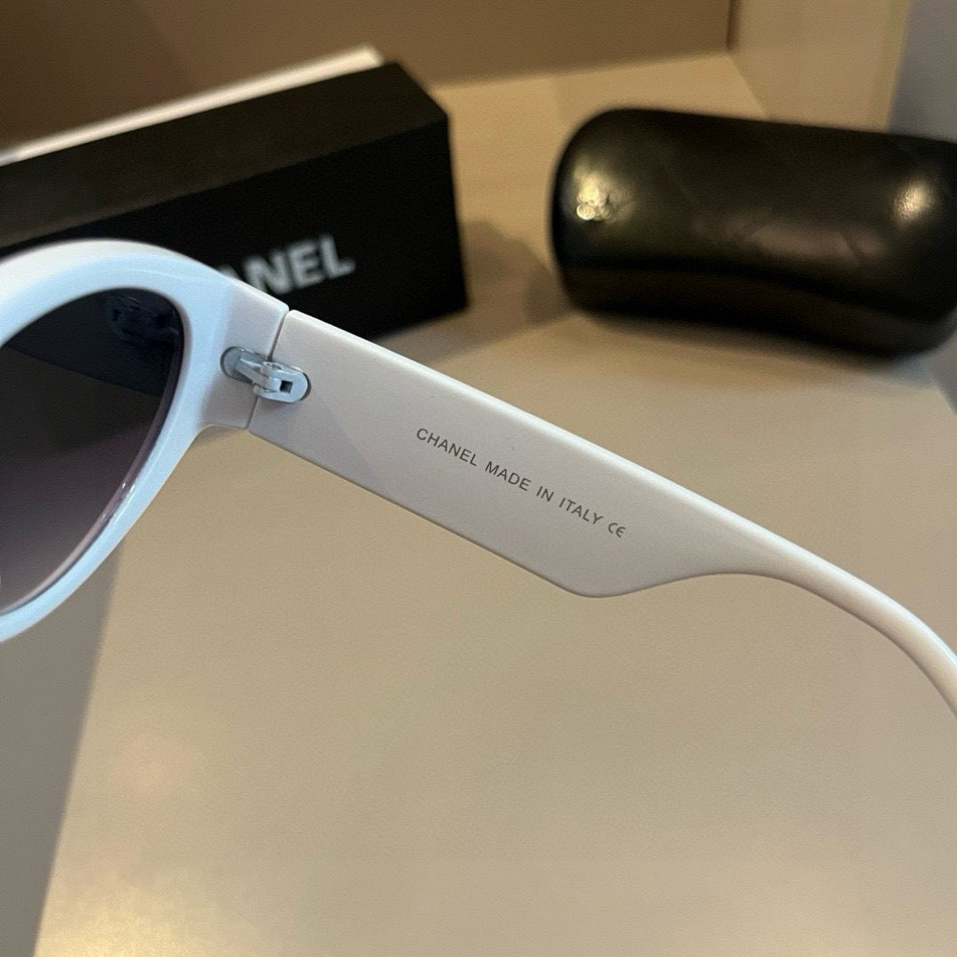 Chanel Cat-Eye Gold Lens Sunglasses for Men & Women - detail image 8