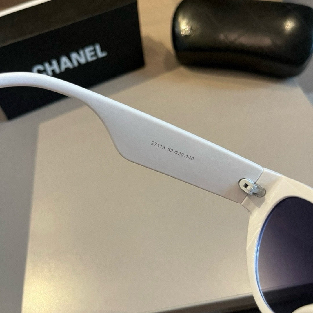 Chanel Cat-Eye Gold Lens Sunglasses for Men & Women - detail image 9