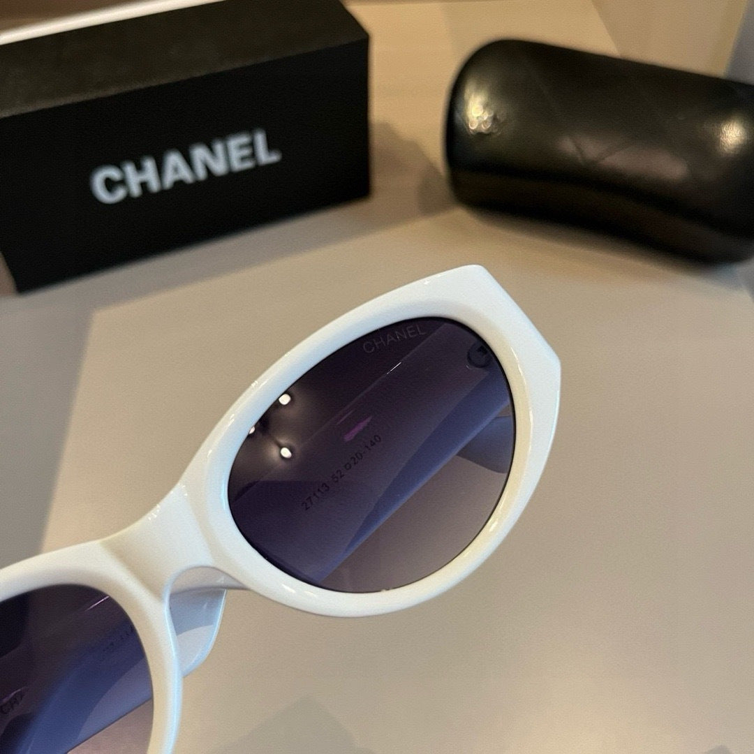 Chanel Cat-Eye Gold Lens Sunglasses for Men & Women - detail image 6