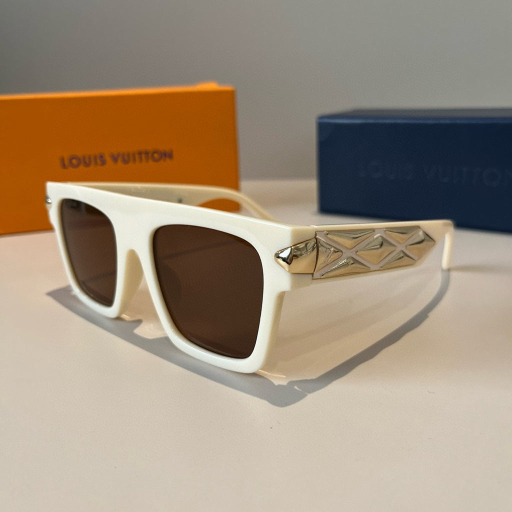 Louis Vuitton Metal Fashion Brown Lens Sunglasses for Men & Women - 464726 - detail image 3