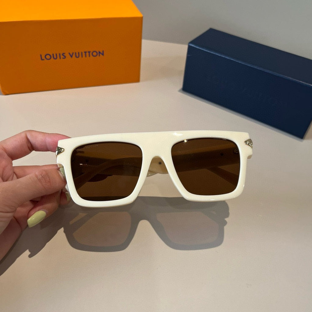 Louis Vuitton Metal Fashion Brown Lens Sunglasses for Men & Women - 464726 - detail image 6