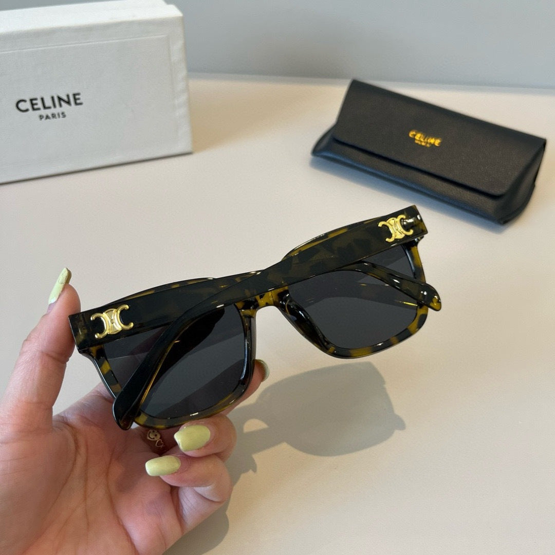 Celine Fashion Black Lens Sunglasses for Men & Women - 998039 - detail image 6