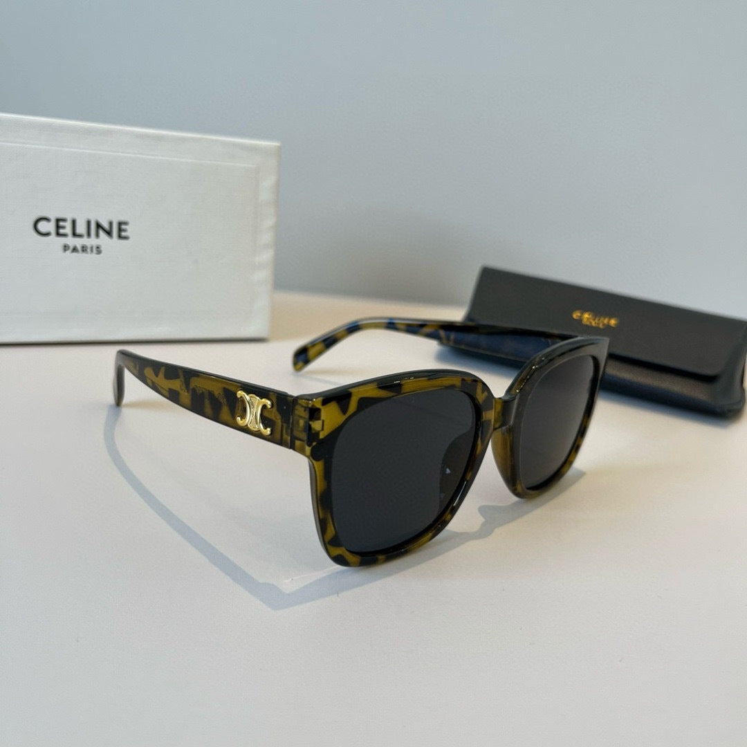 Celine Fashion Black Lens Sunglasses for Men & Women - 398861