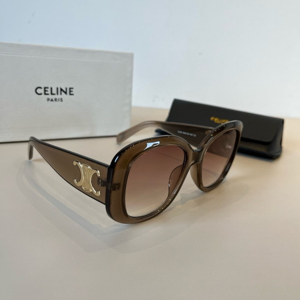 Celine Fashion Brown Lens Sunglasses for Men & Women - 358341