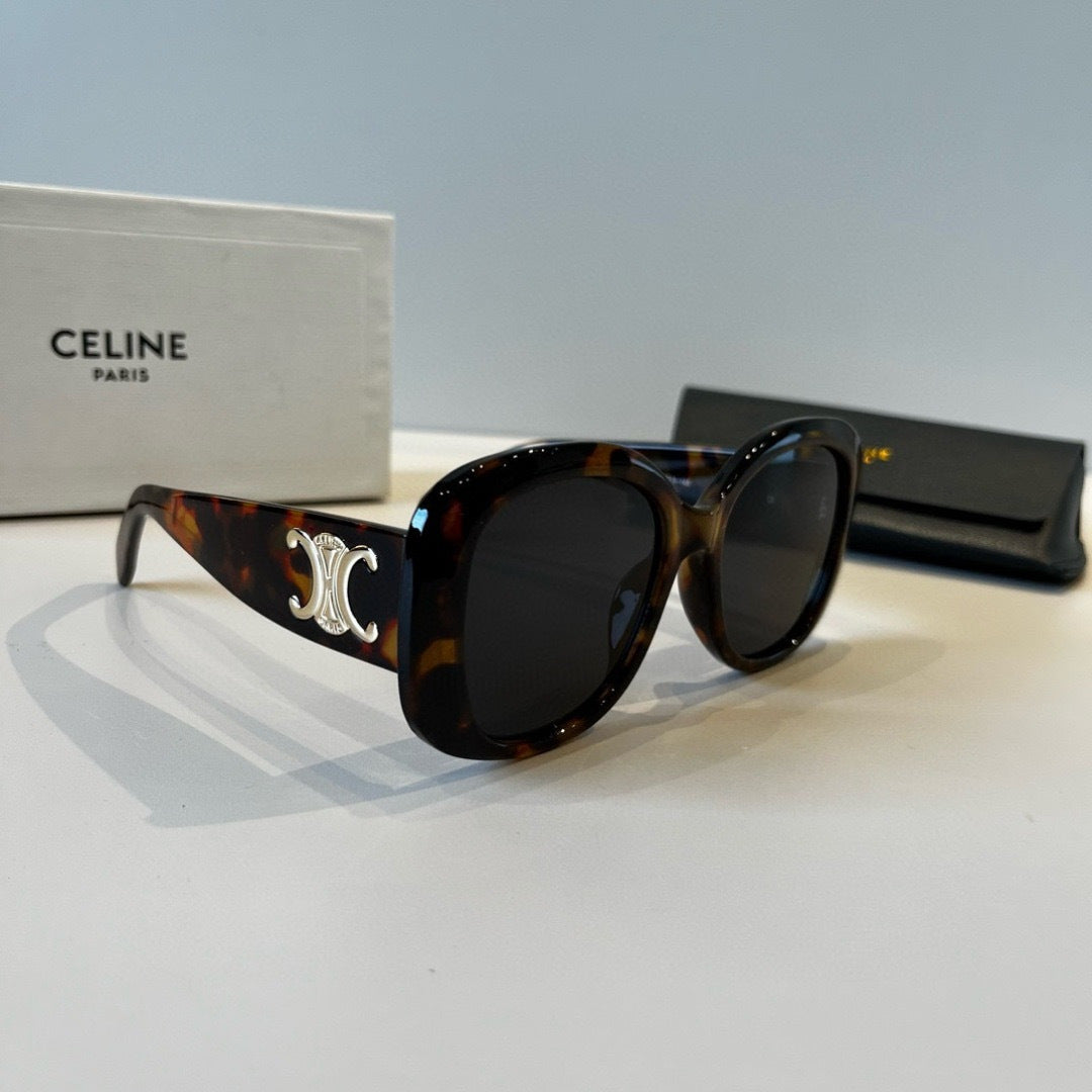 Celine Fashion Black Lens Sunglasses for Men & Women - 358342
