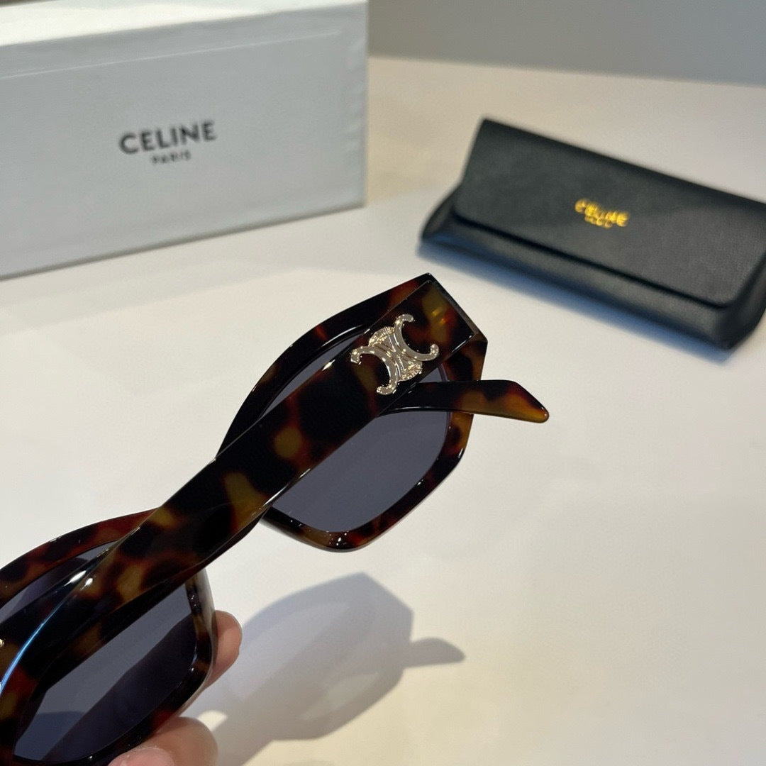 Celine Fashion Black Lens Sunglasses for Men & Women - 998041 - detail image 5