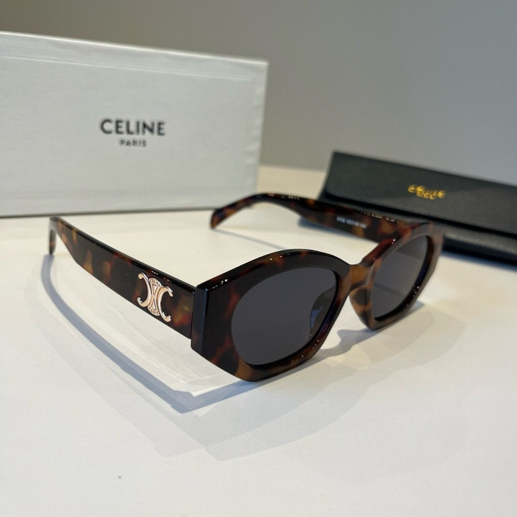 Celine Fashion Black Lens Sunglasses for Men & Women - 998041