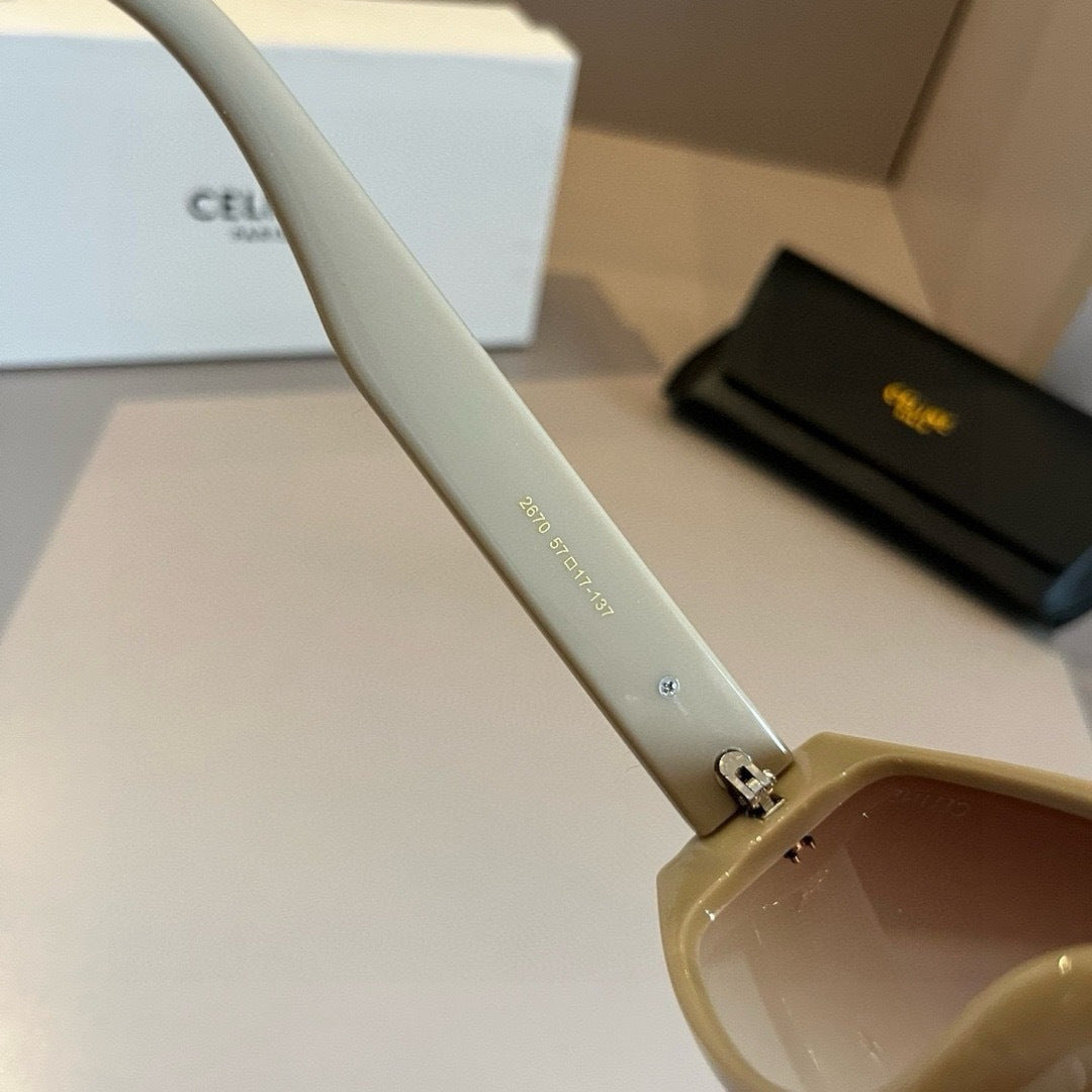 Celine Square Brown Lens Sunglasses for Men & Women - 998045 - detail image 9