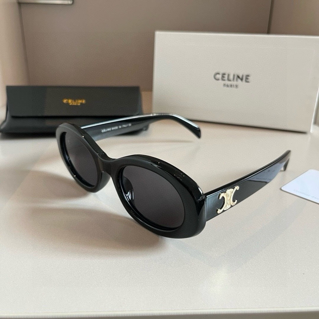 Celine Fashion Black Lens Sunglasses for Men & Women - 998048 - detail image 3